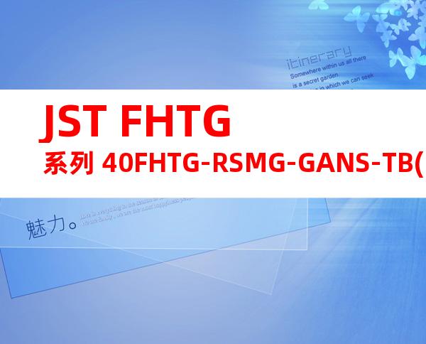 JST FHTG系列 40FHTG-RSMG-GANS-TB(HF)产品图纸